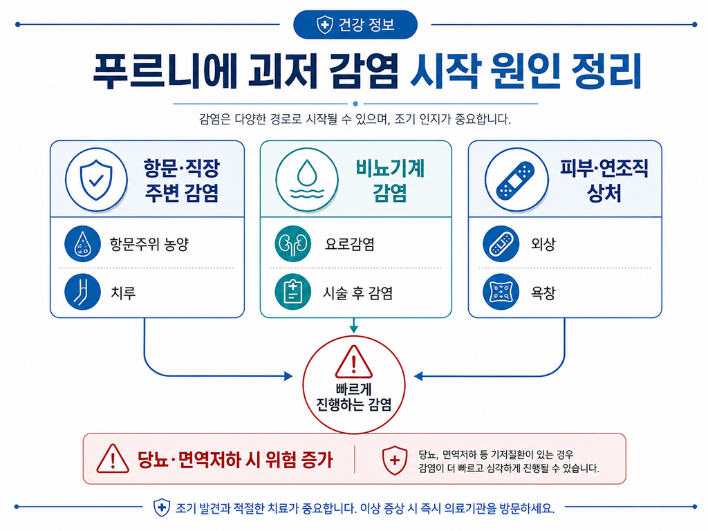 푸르니에 괴저(Fournier's gangrene) 원인·치료·입원 총정리 3 ChatGPT Image 2026년 8월 24일 오전 10 19 11 3 1