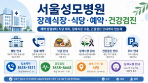 서울성모병원 장례식장·식당·예약·건강검진 총정리 1 서울성모병원 장례식장·식당·예약·건강검진 총정리