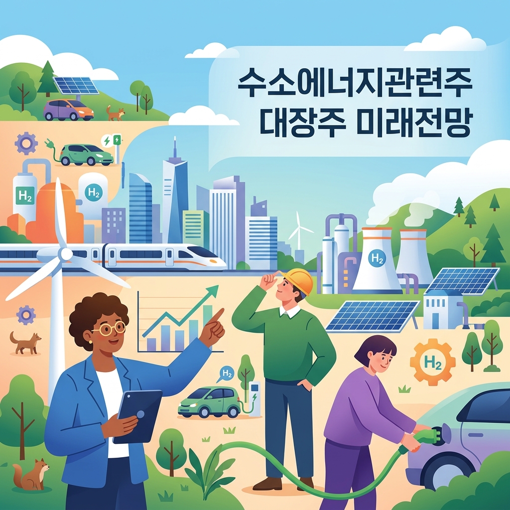 수소에너지관련주 대장주 미래전망
