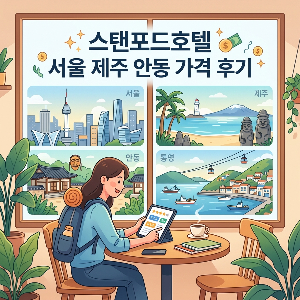 스탠포드호텔 서울 제주 안동 통영 가격 후기