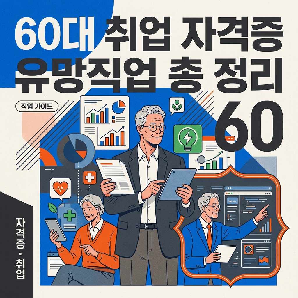 60대 취업 자격증 유망직업 총 정리