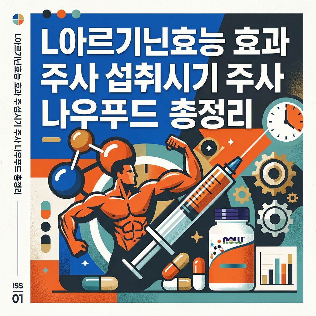 L아르기닌효능 효과 주사 섭취시기 주사 나우푸드 총정리