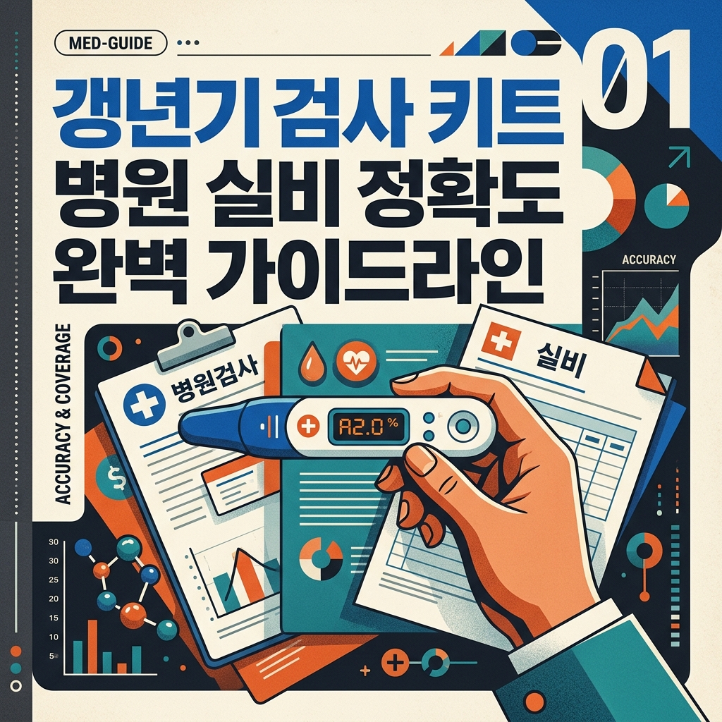 갱년기검사 키트 병원 실비 정확도 완벽 가이드라인