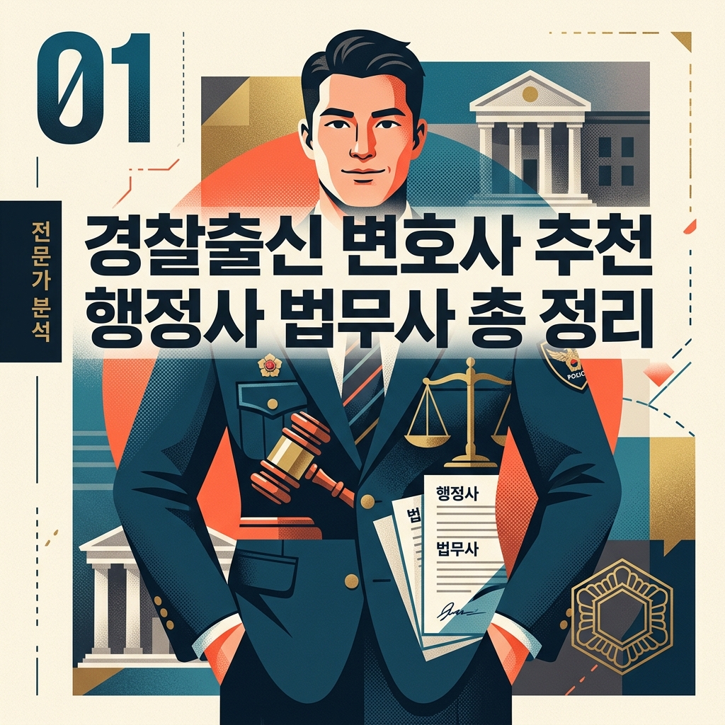 경찰출신 변호사 추천 행정사 법무사 총 정리