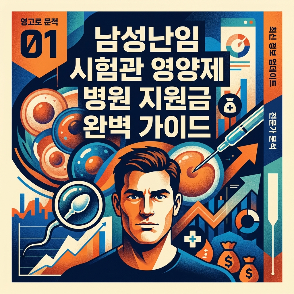 남성난임 시험관 영양제 병원 지원금 완벽 가이드