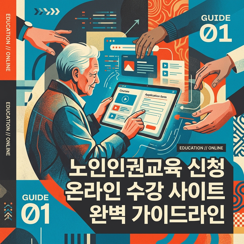 노인인권교육 신청 온라인 수강 사이트 완벽 가이드라인