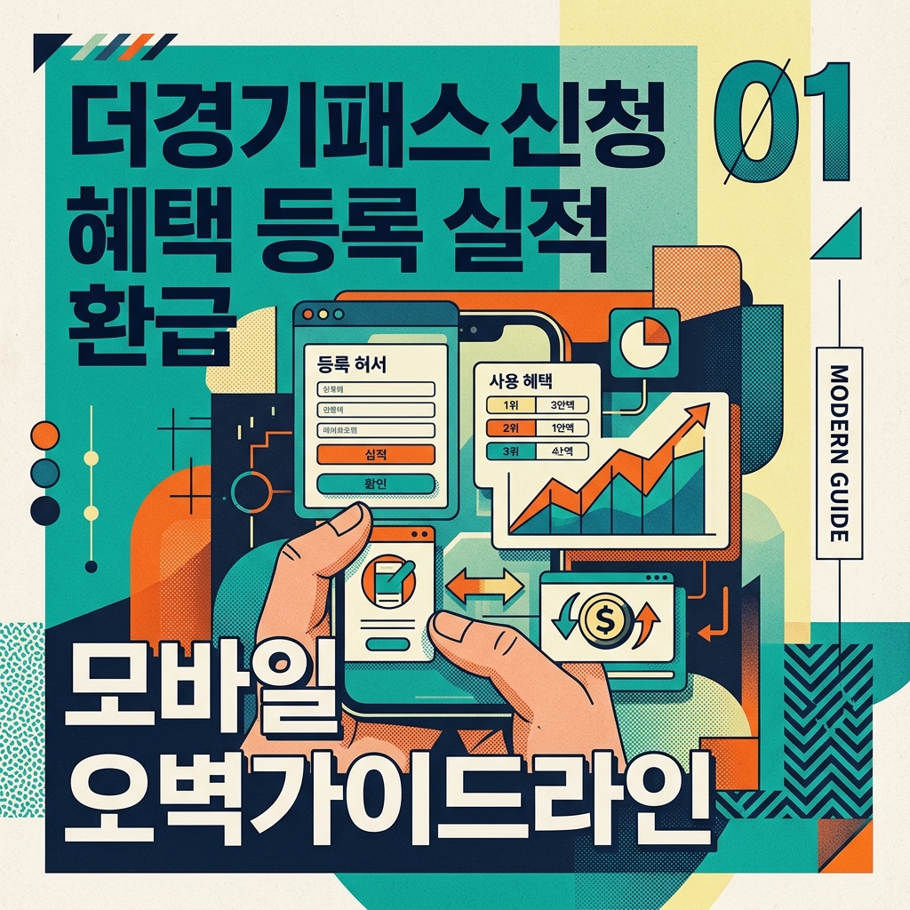 더경기패스신청 혜택 등록 실적 환급 모바일 완벽가이드라인