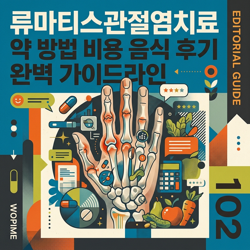 류마티스관절염치료 약 방법 비용 음식 후기 완벽 가이드라인