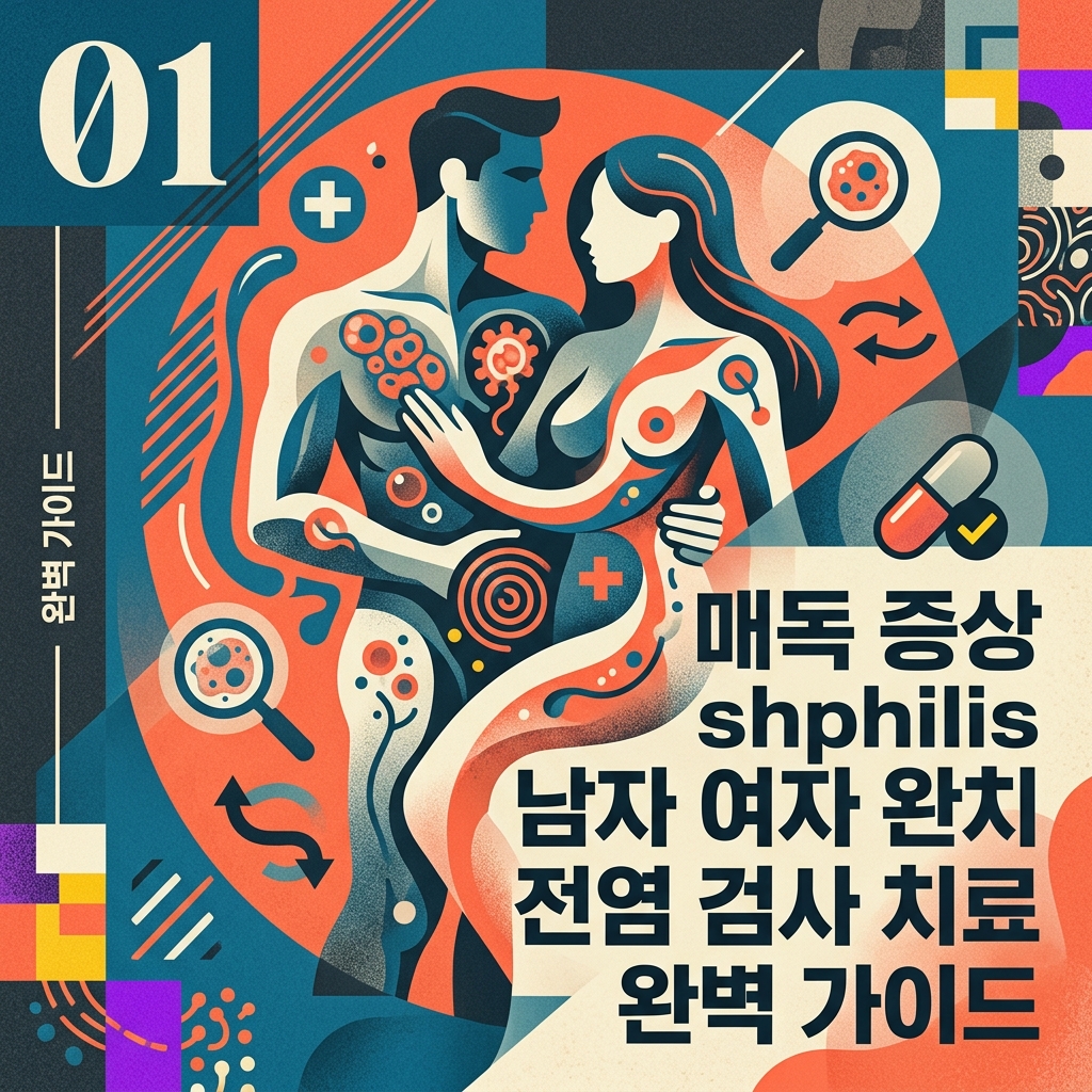 매독 증상 shphilis 남자 여자 완치 전염 검사 치료 완벽 가이드