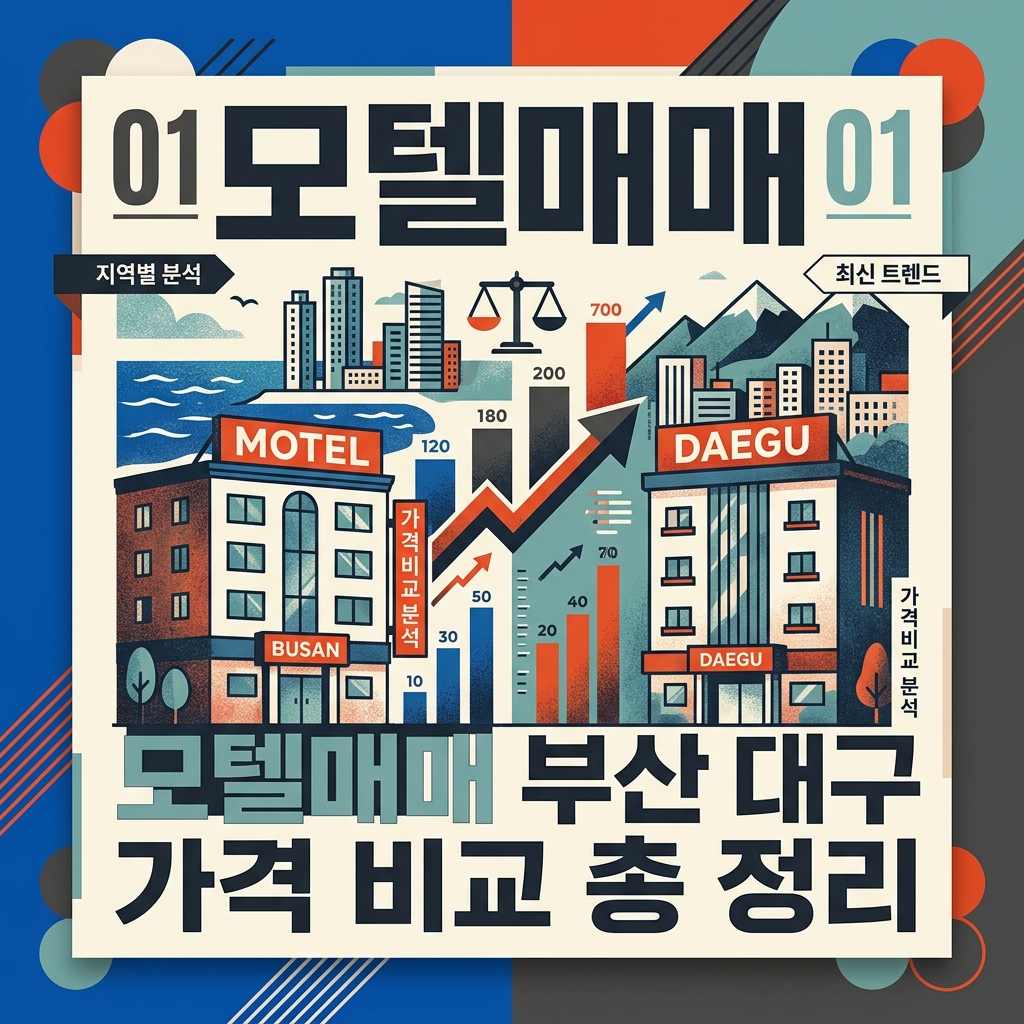 모텔매매 부산 대구 가격 비교 총 정리