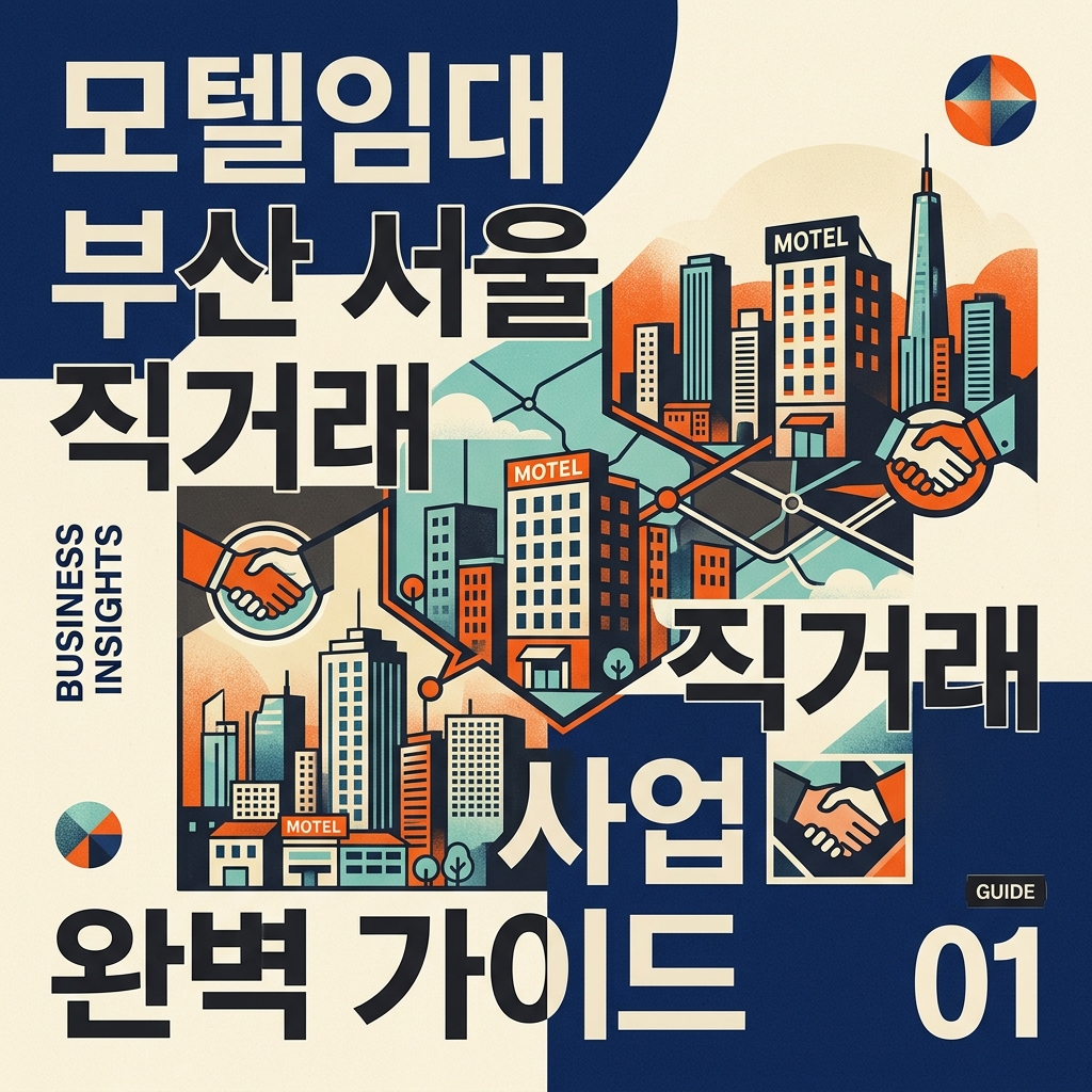 모텔임대 부산 서울 직거래 사업 완벽 가이드