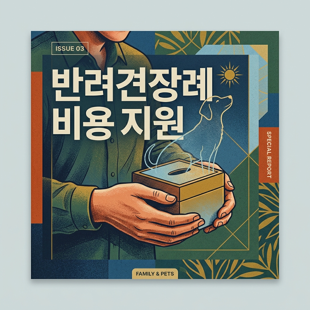 반려견장례 비용 지원