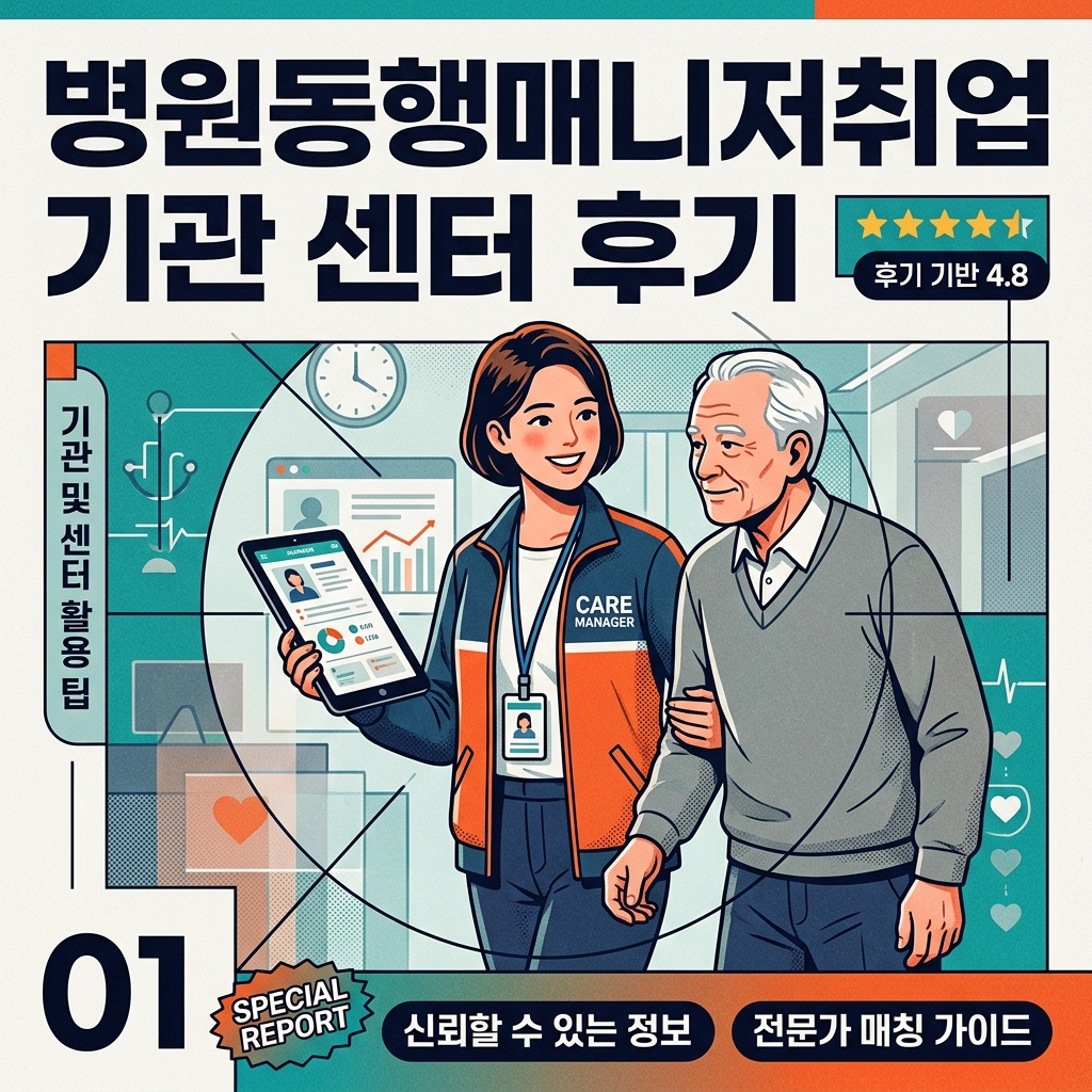 병원동행매니저취업 기관 센터 후기