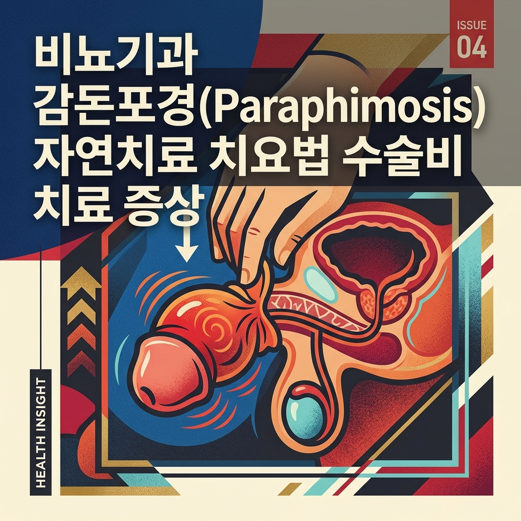 비뇨기과 감돈포경(Paraphimosis) 자연치료 치요법 수술비 치료 증상 통증