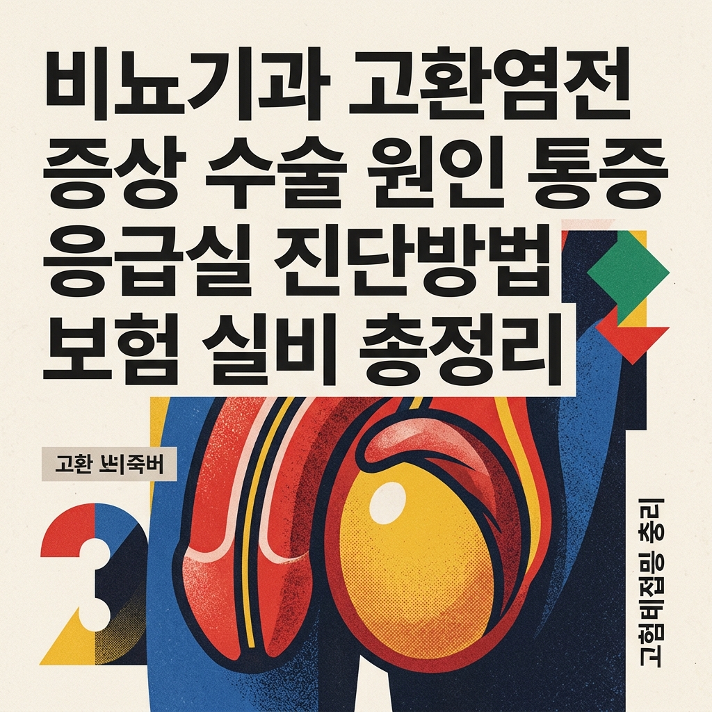 비뇨기과 고환염전 증상 수술 원인 통증 응급실 진단방법 보험 실비 총정리