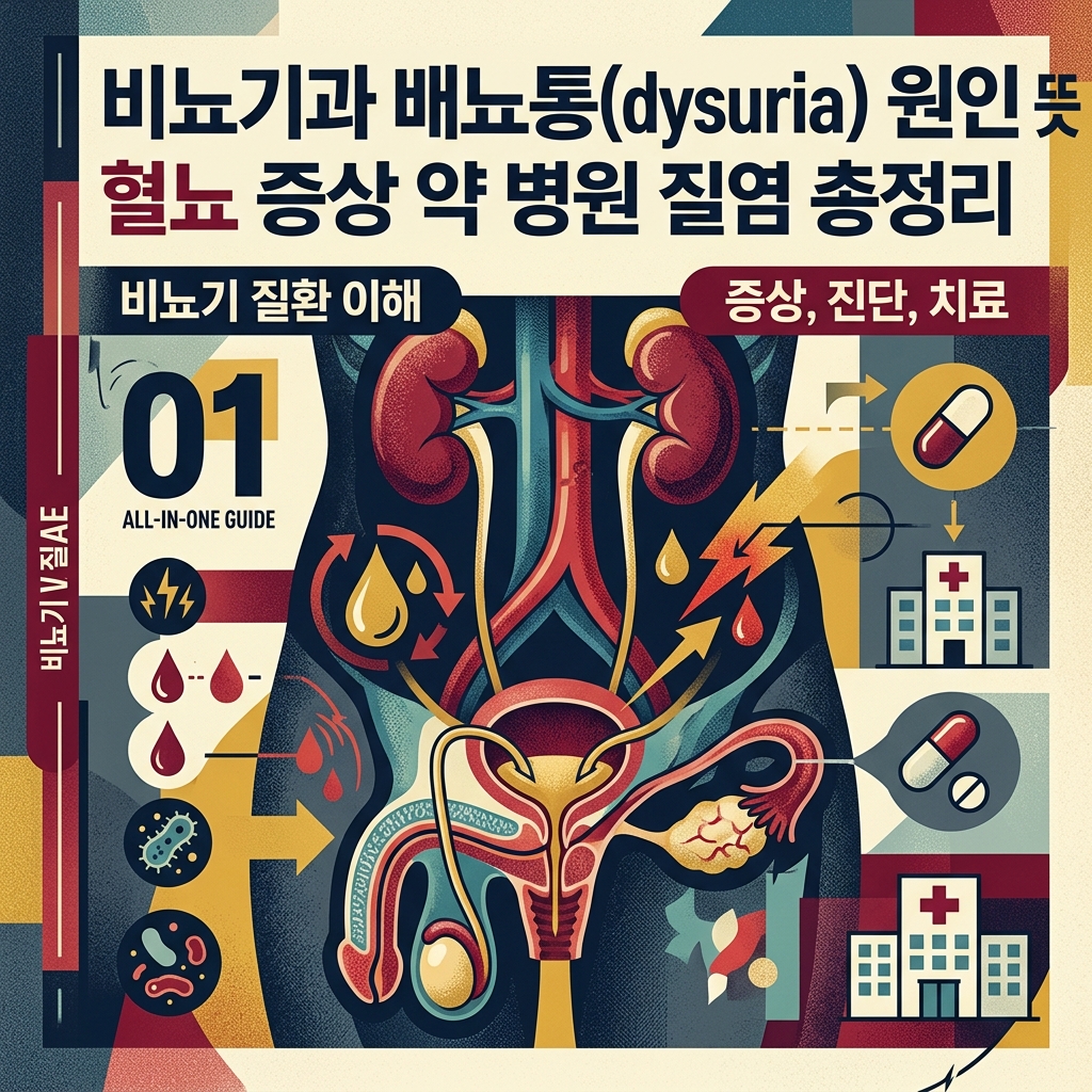 비뇨기과 배뇨통(dysuria) 원인 뜻 혈뇨 증상 약 병원 질염 총정리