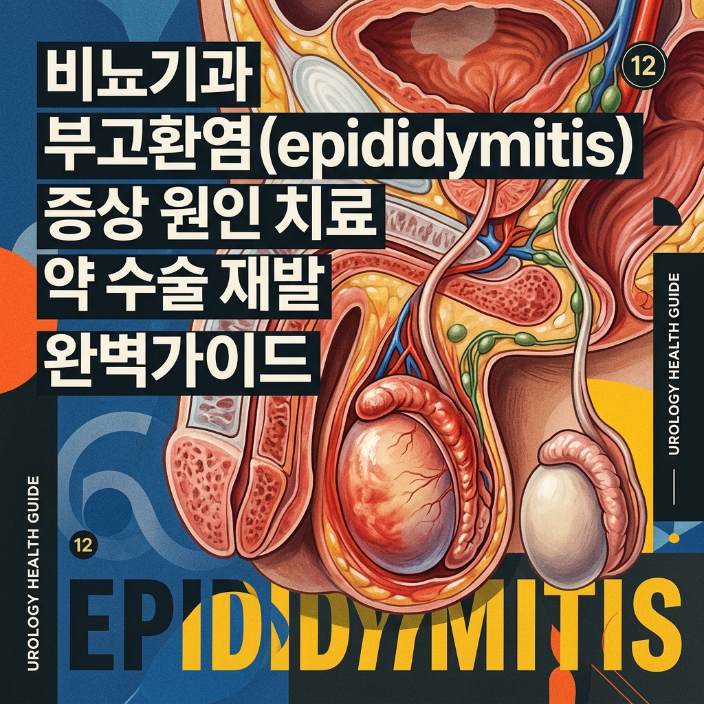 비뇨기과 부고환염(epididymitis) 증상 원인 치료 만성 치료기간 약 수술 재발 완벽가이드