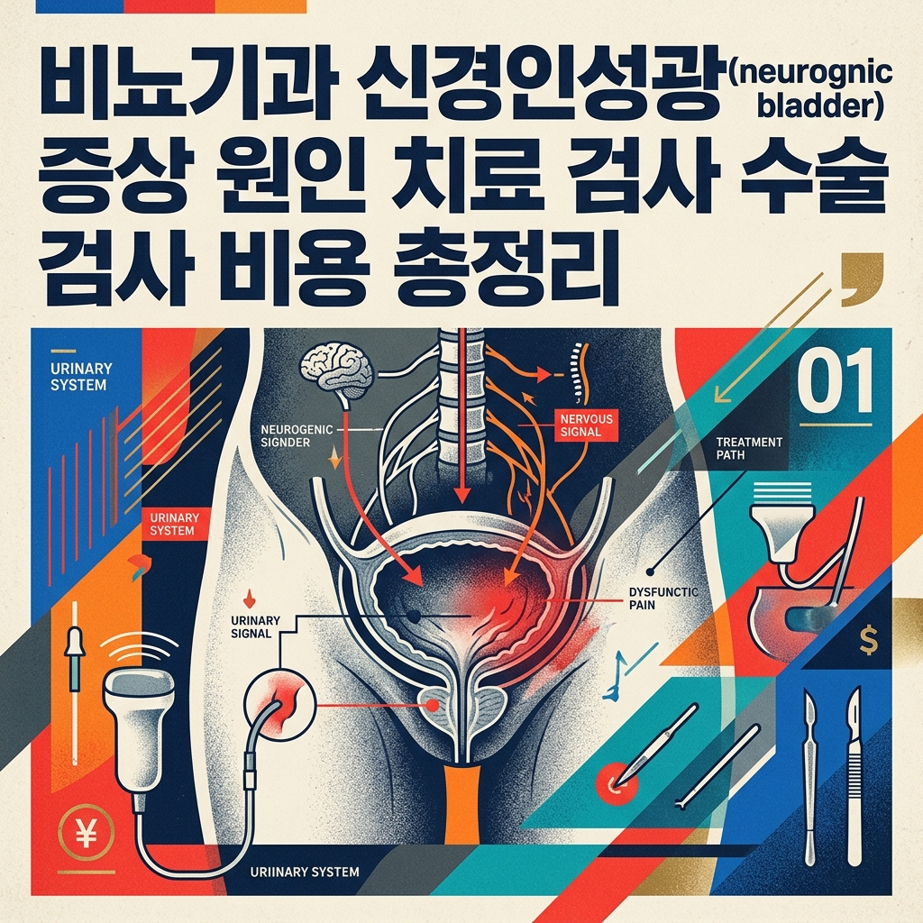 비뇨기과 신경인성방광(neurognic bladder) 증상 원인 치료 검사 수술 검사 비용 총정리