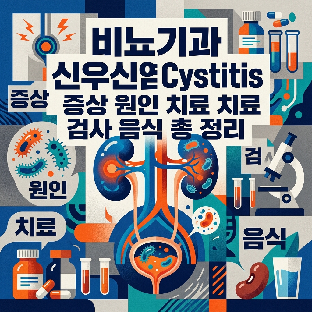 비뇨기과 신우신염 Cystitis 증상 원인 치료 검사 음식 총 정리
