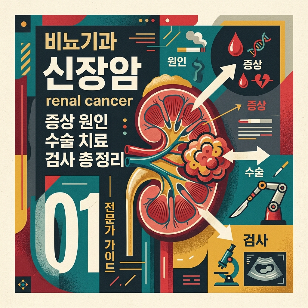 비뇨기과 신장암 renal cancer 증상 원인 수술 치료 검사 총 정리