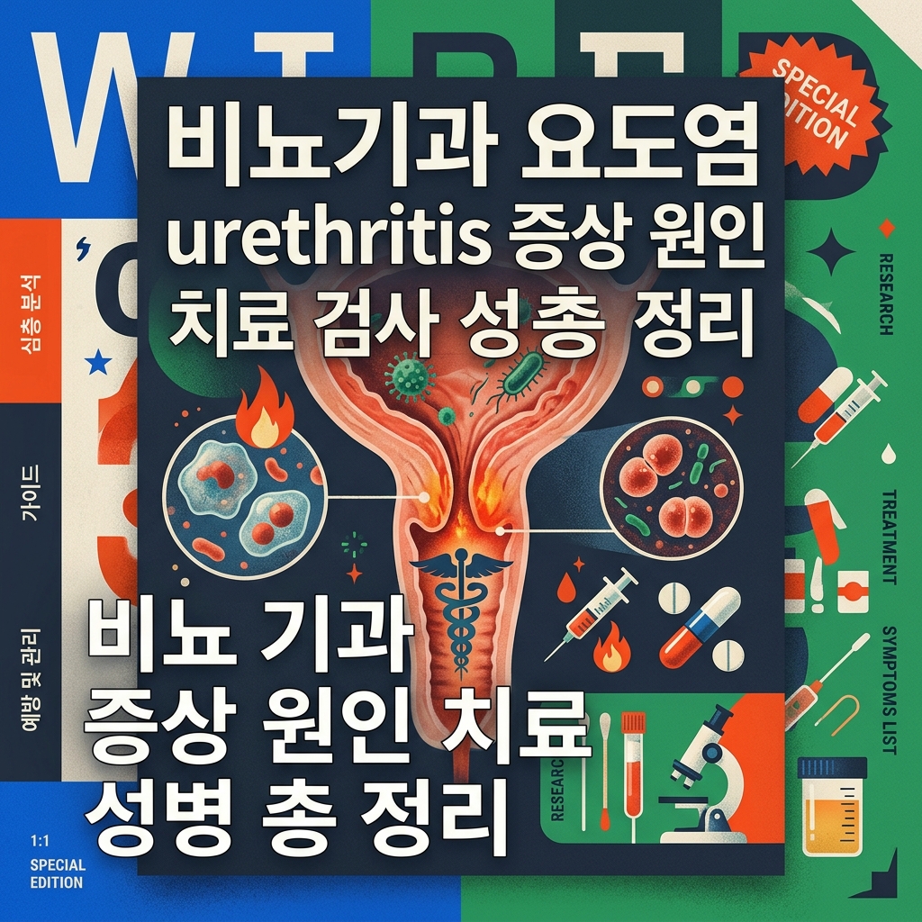 비뇨기과 요도염 urethritis 증상 원인 치료 검사 성병 총 정리