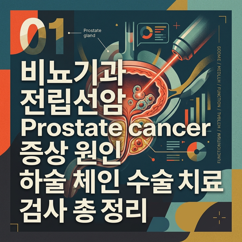 비뇨기과 전립선암 Prostate cancer 증상 원인 수술 치료 검사 총 정리