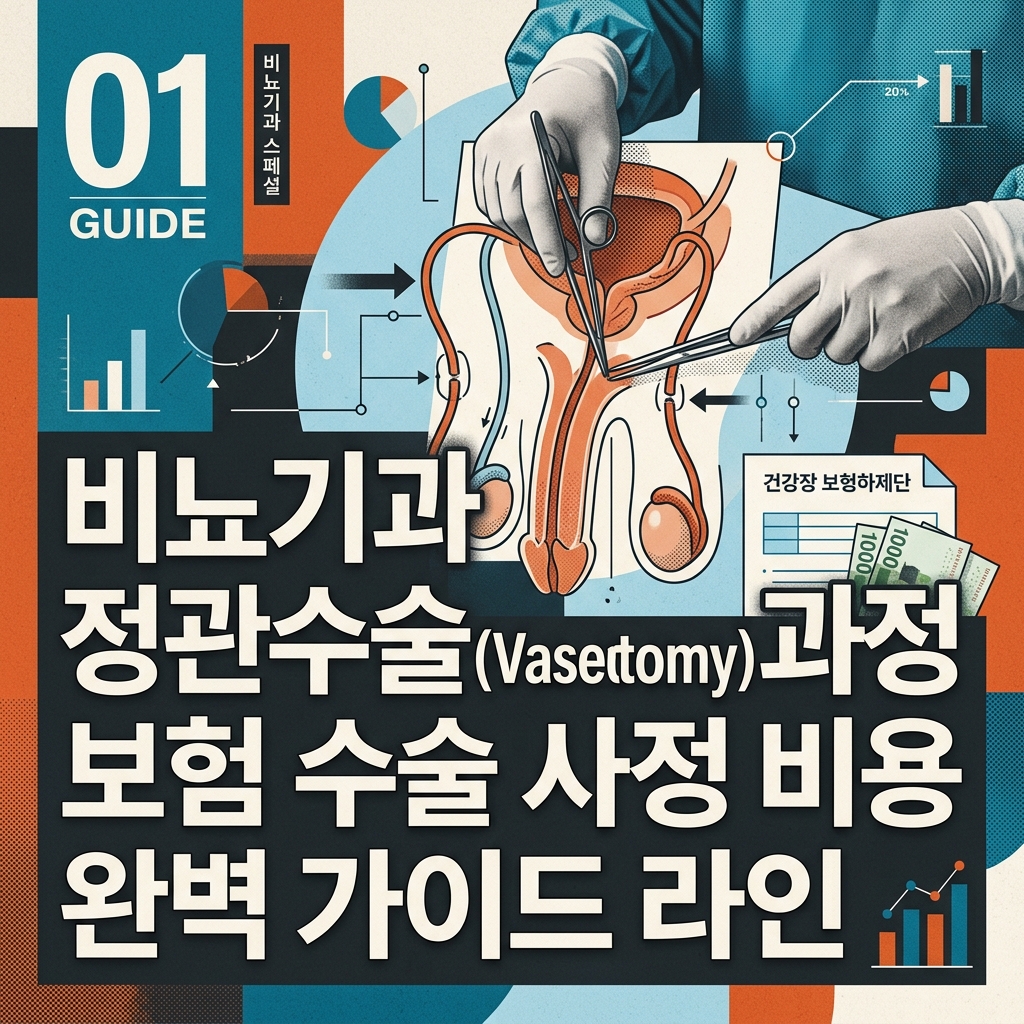 비뇨기과 정관수술(Vasectomy) 과정 보험 수술 사정 비용 완벽 가이드 라인