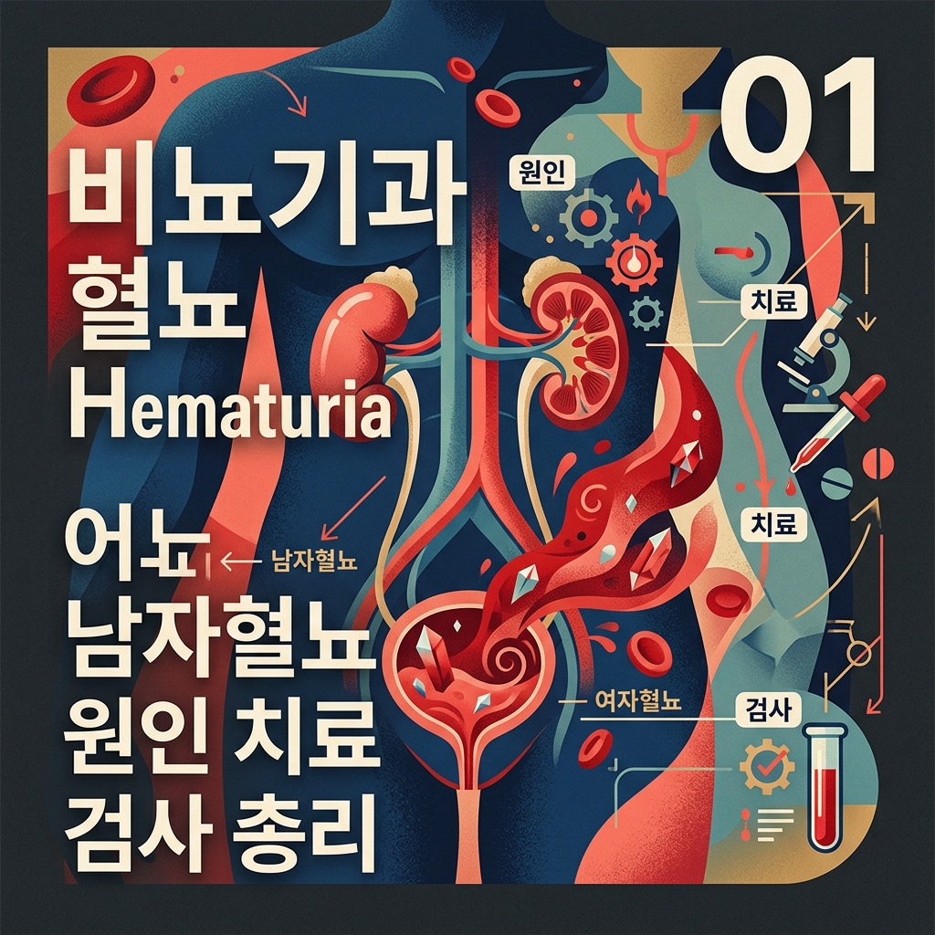 비뇨기과 혈뇨 Hematuria 남자혈뇨 여자혈뇨 원인 치료 검사 총 정리