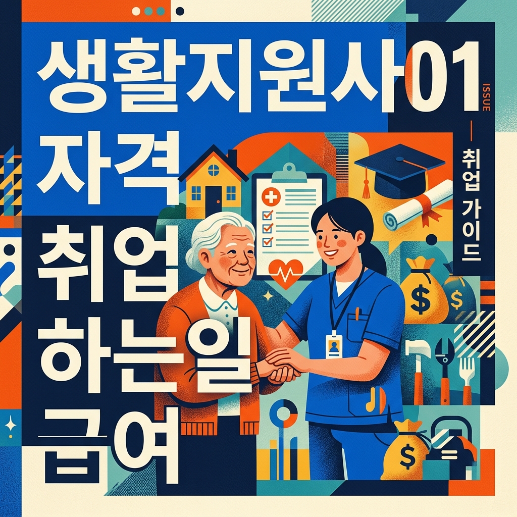 생활지원사 자격 취업 하는일 급여