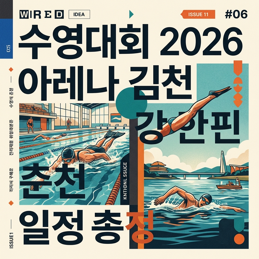수영대회 2026 아레나 김천 한강 핀 춘천 일정 총정리