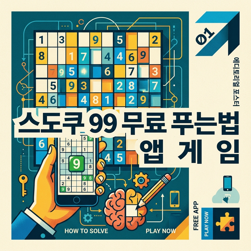 스도쿠 99 무료 푸는법 앱 게임