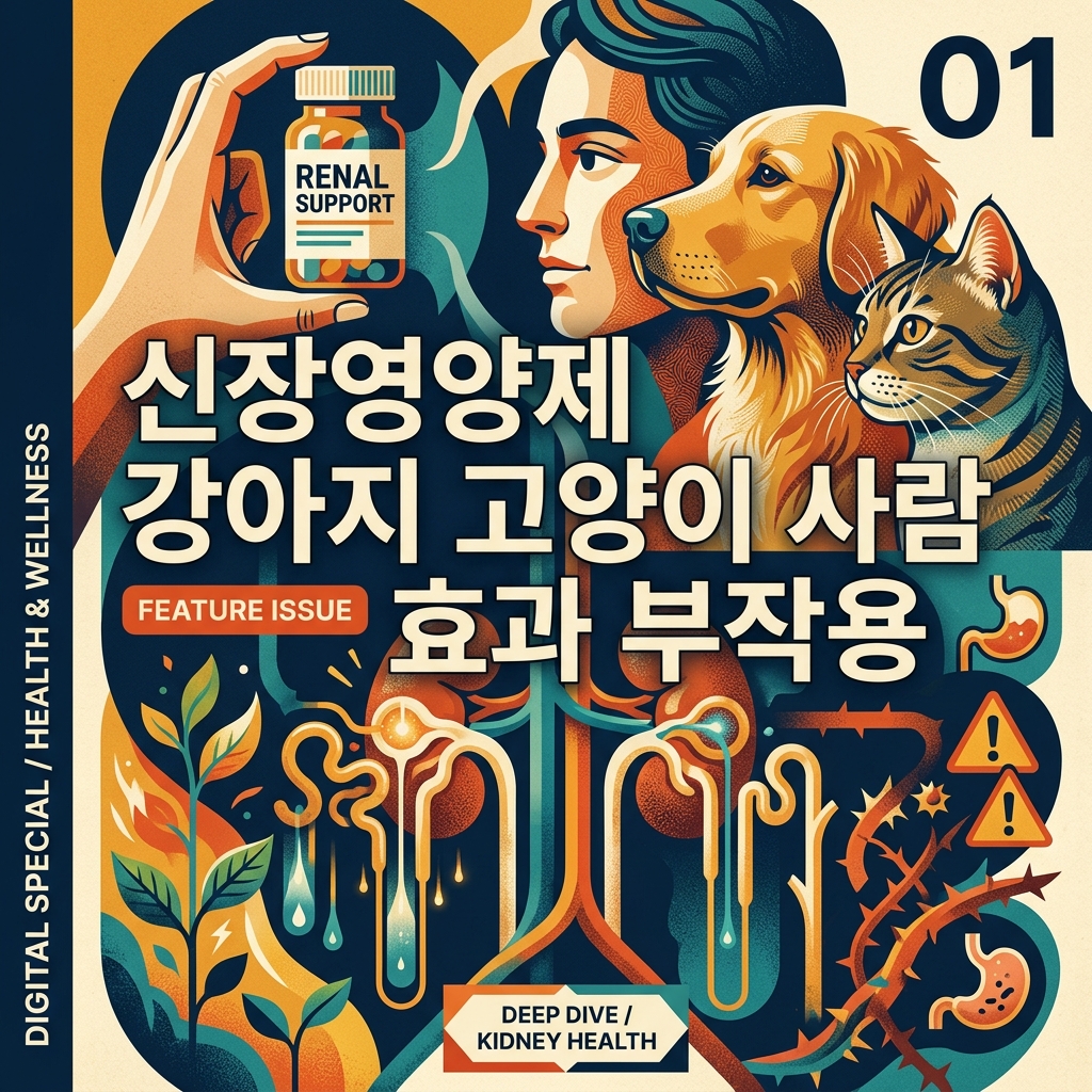 신장영양제 강아지 고양이 사람 효과 부작용