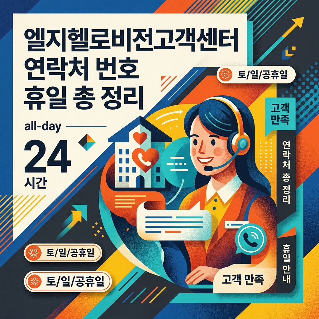 엘지헬로비전고객센터 연락처 번호 휴일 총 정리