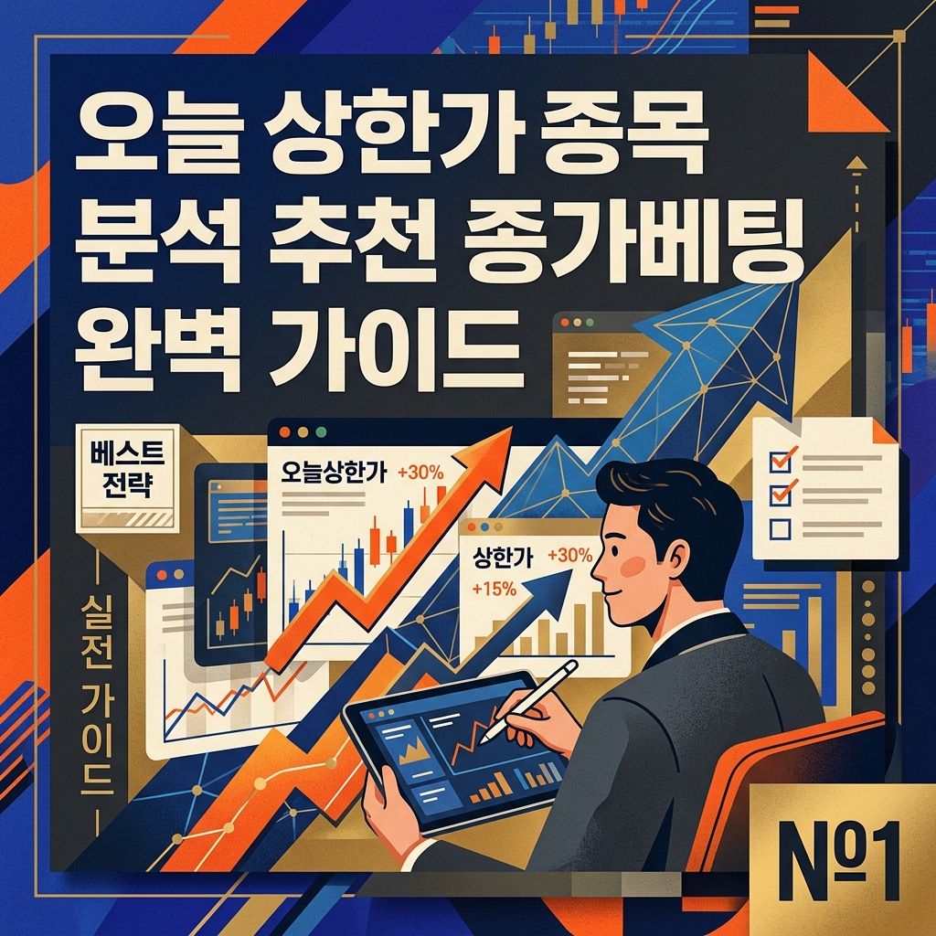 오늘상한가종목 분석 추천 종가베팅 완벽 가이드