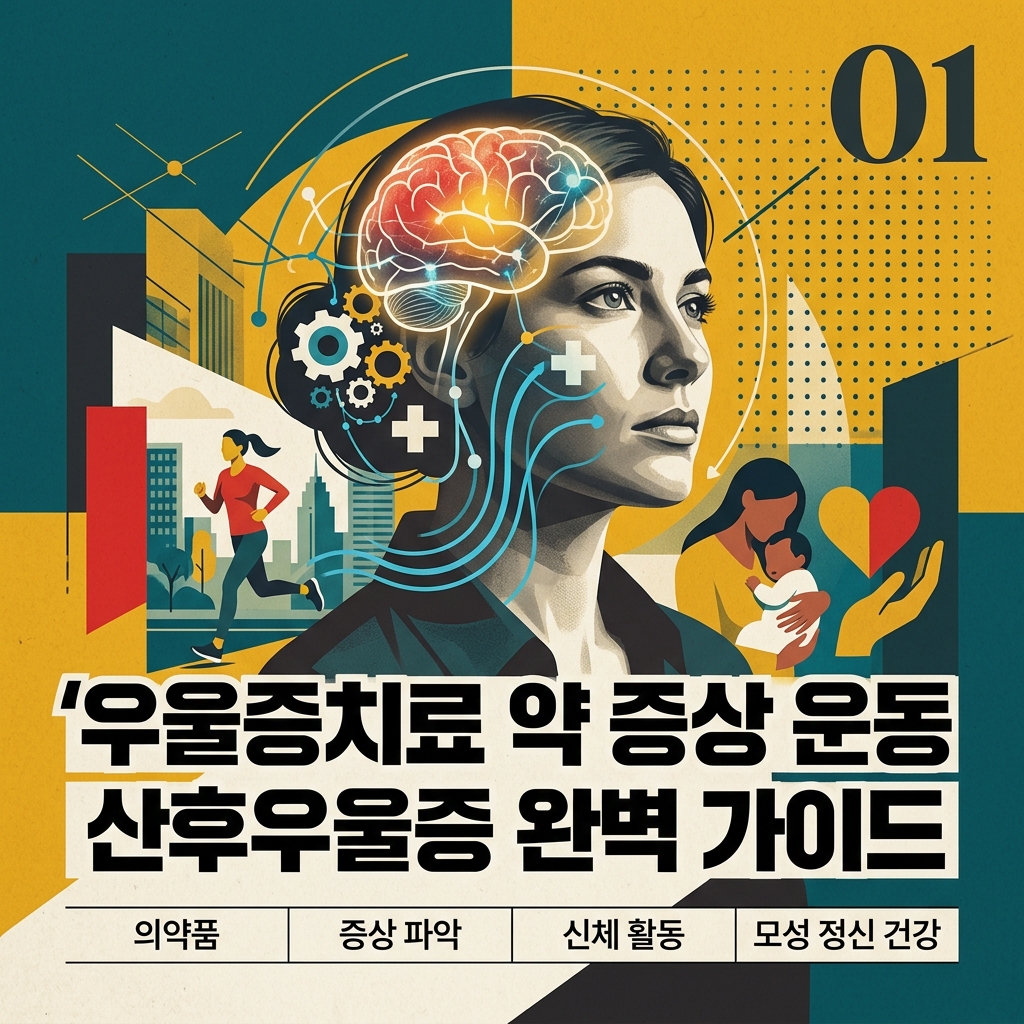 우울증치료 약 증상 운동 산후우울증 완벽 가이드