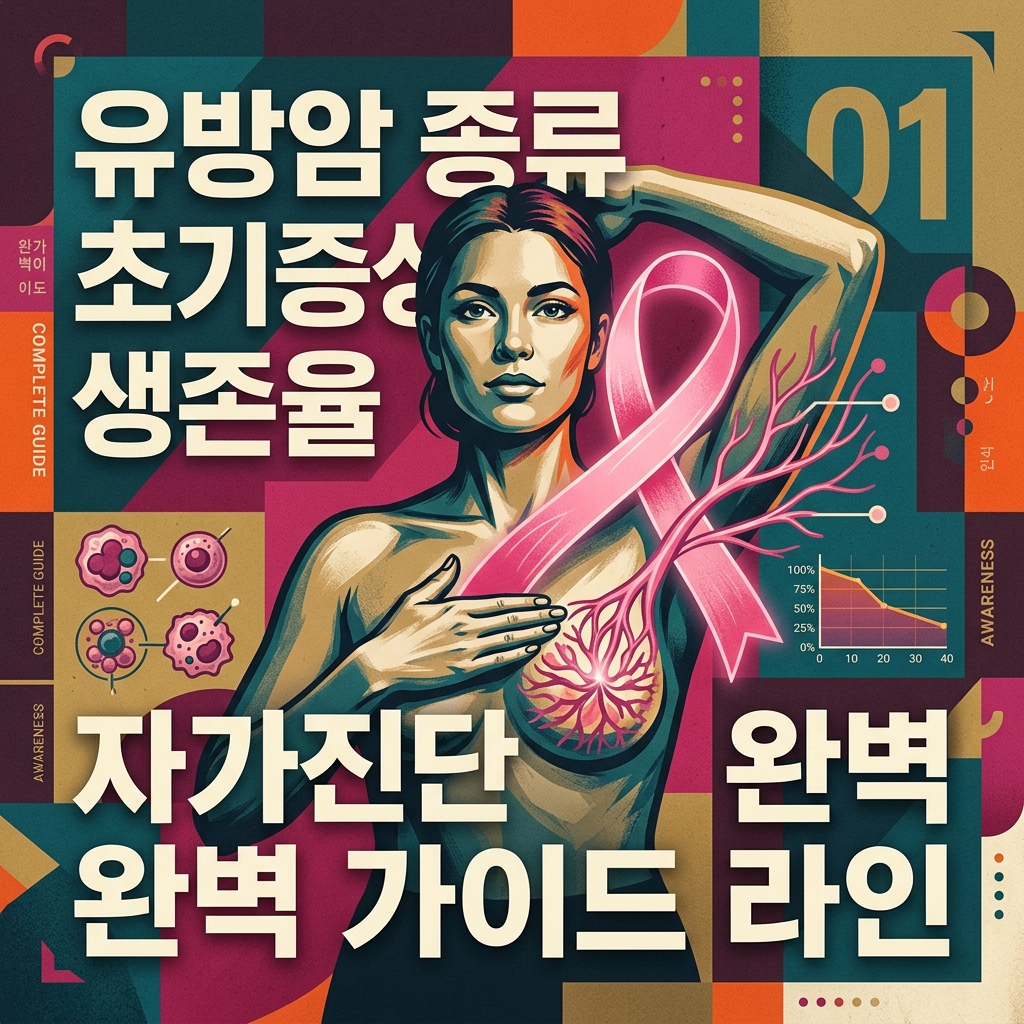 유방암 종류 초기증상 생존율 자가진단 완벽 가이드 라인