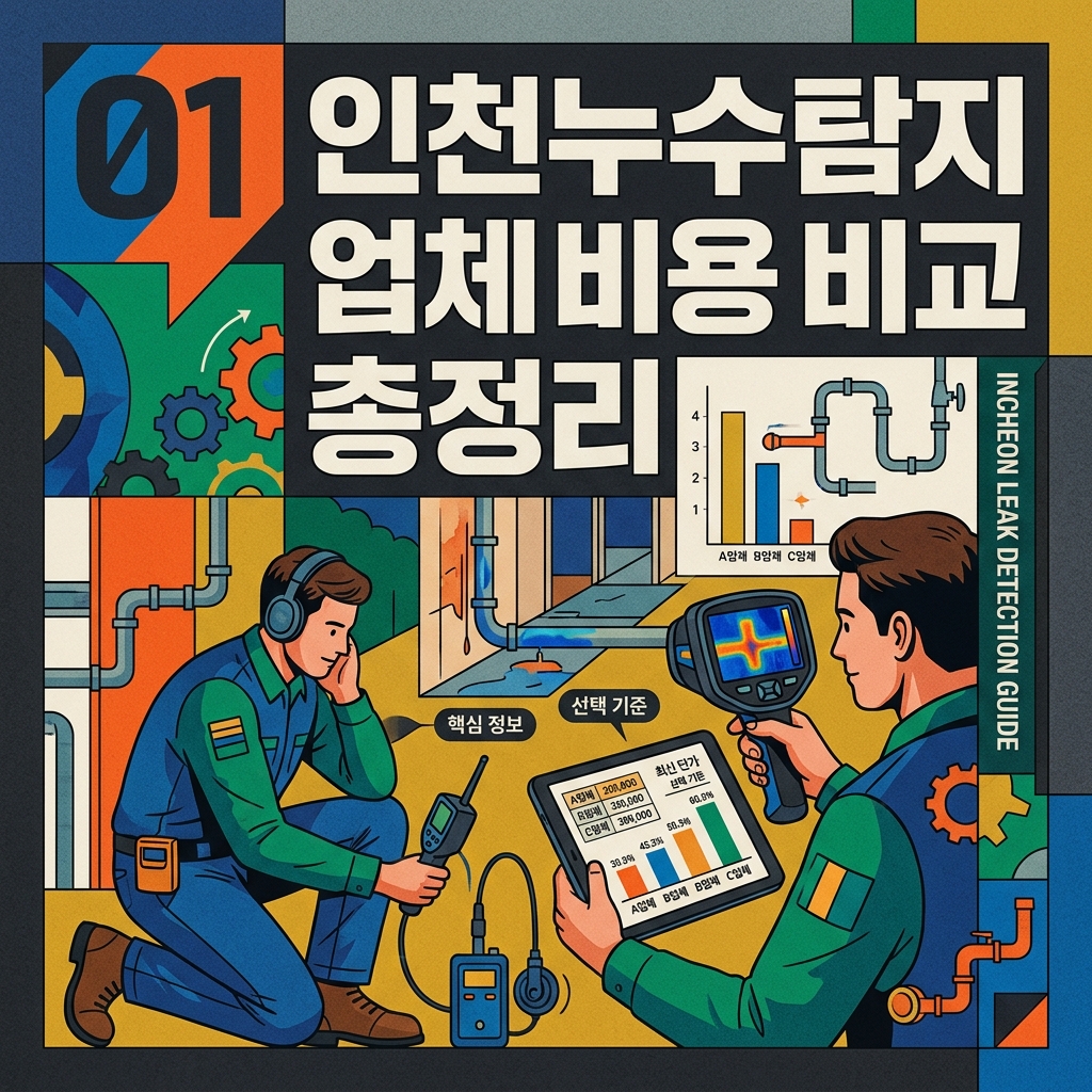 인천누수탐지 업체 비용 비교 총정리