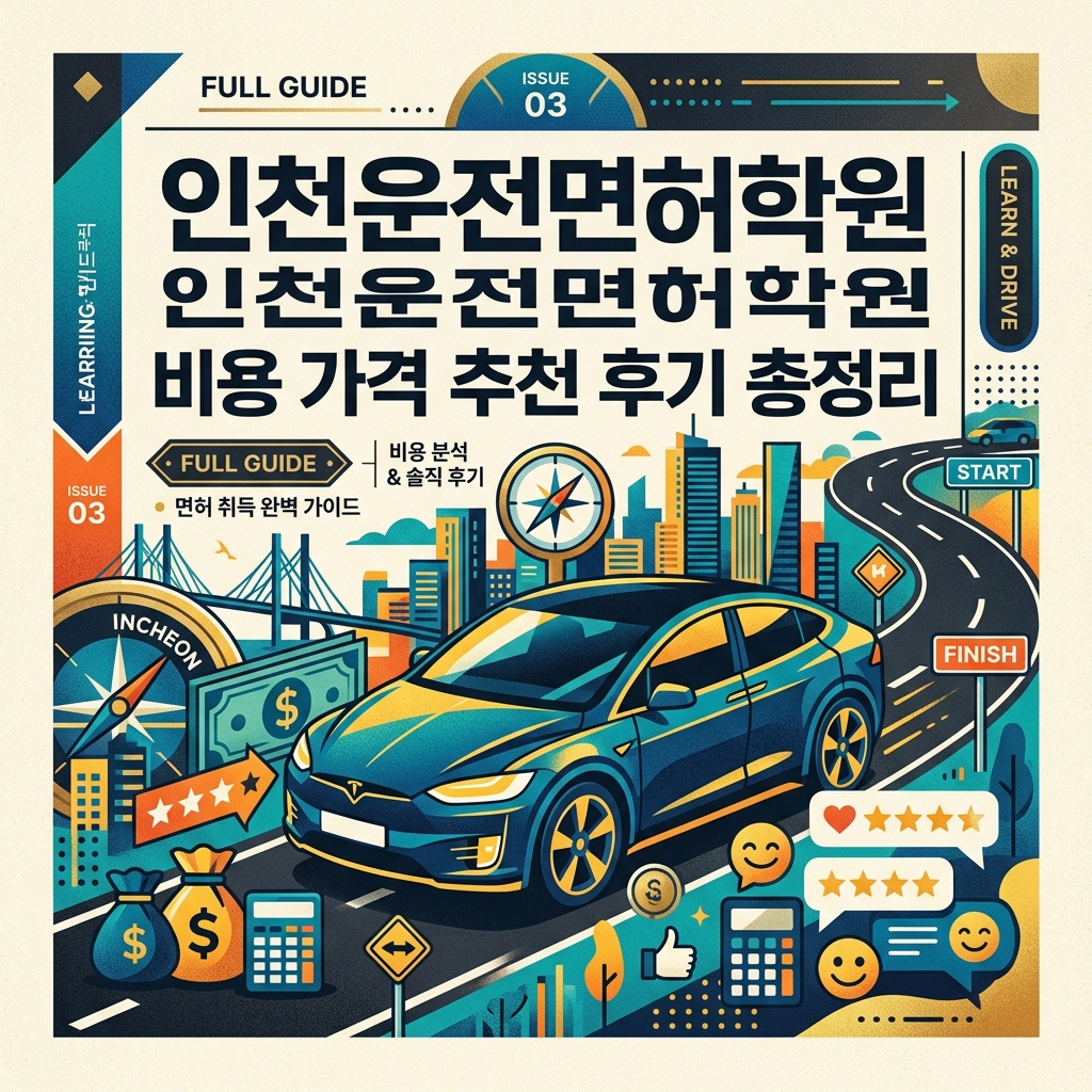 인천운전면허학원 비용 가격 추천 후기 총정리