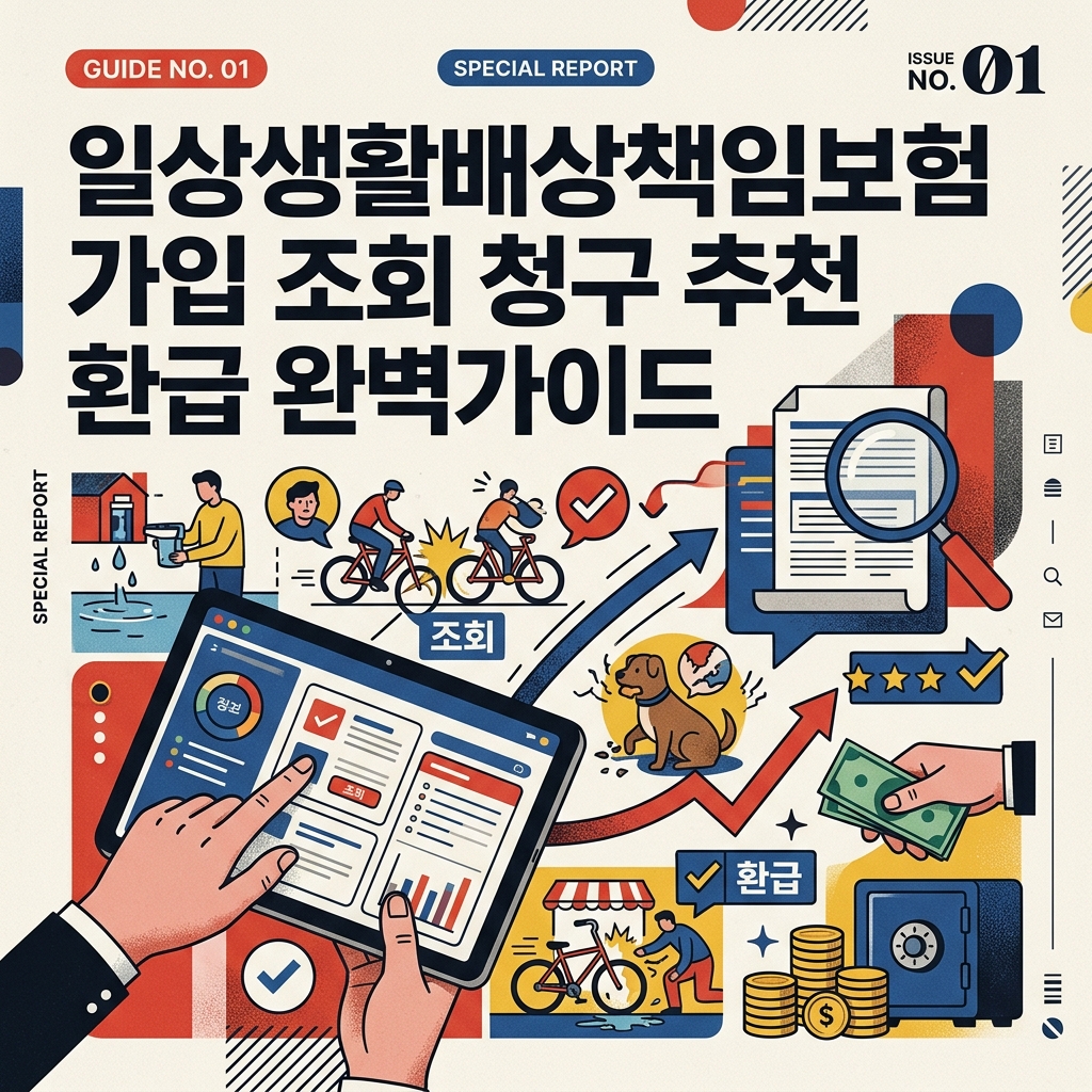일상생활배상책임보험 가입 조회 청구 추천 환급 완벽가이드