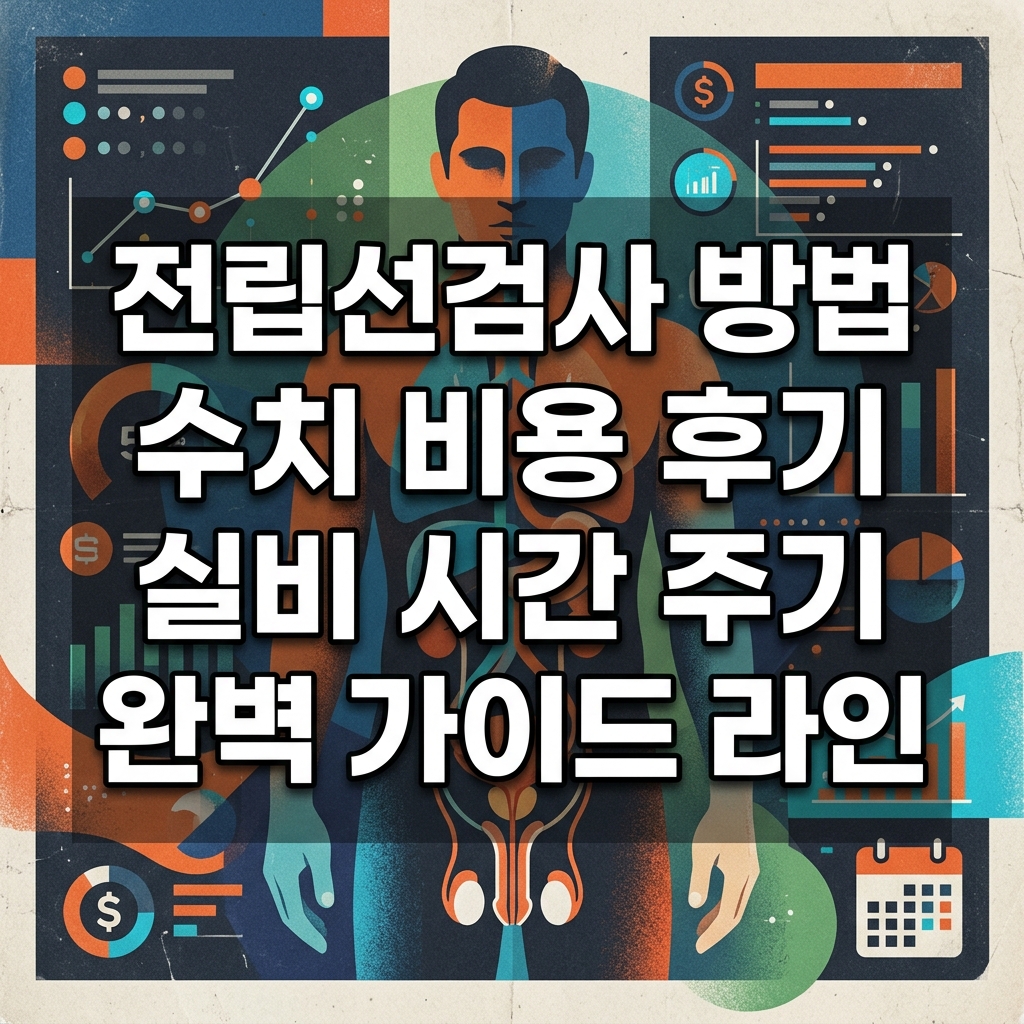 전립선검사 방법 수치 비용 후기 실비 시간 주기 완벽 가이드 라인