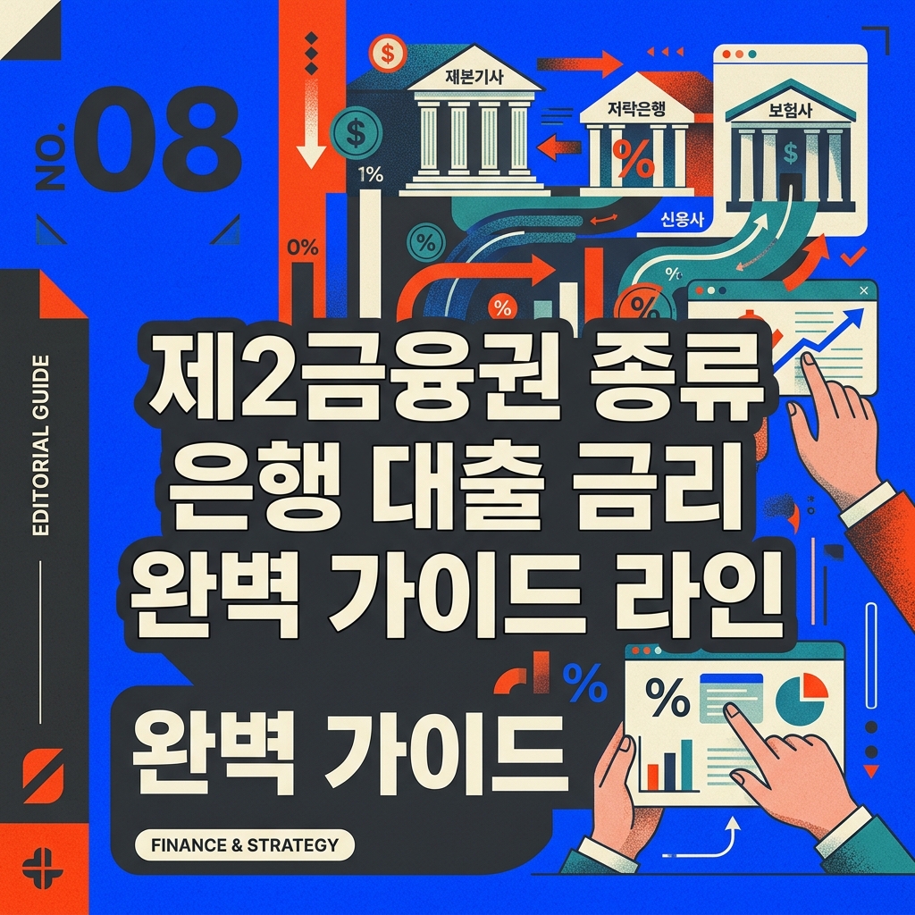 제2금융권 종류 은행 대출 금리 완벽 가이드 라인