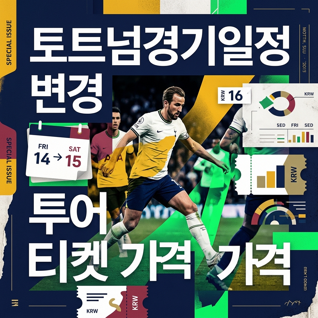 토트넘경기일정 변경 투어 티켓 가격