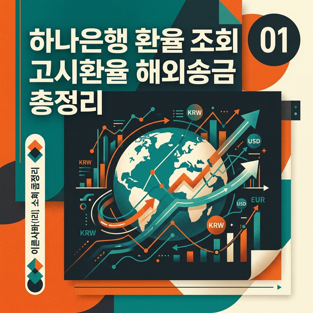 하나은행 환율 조회 고시환율 해외송금 총정리