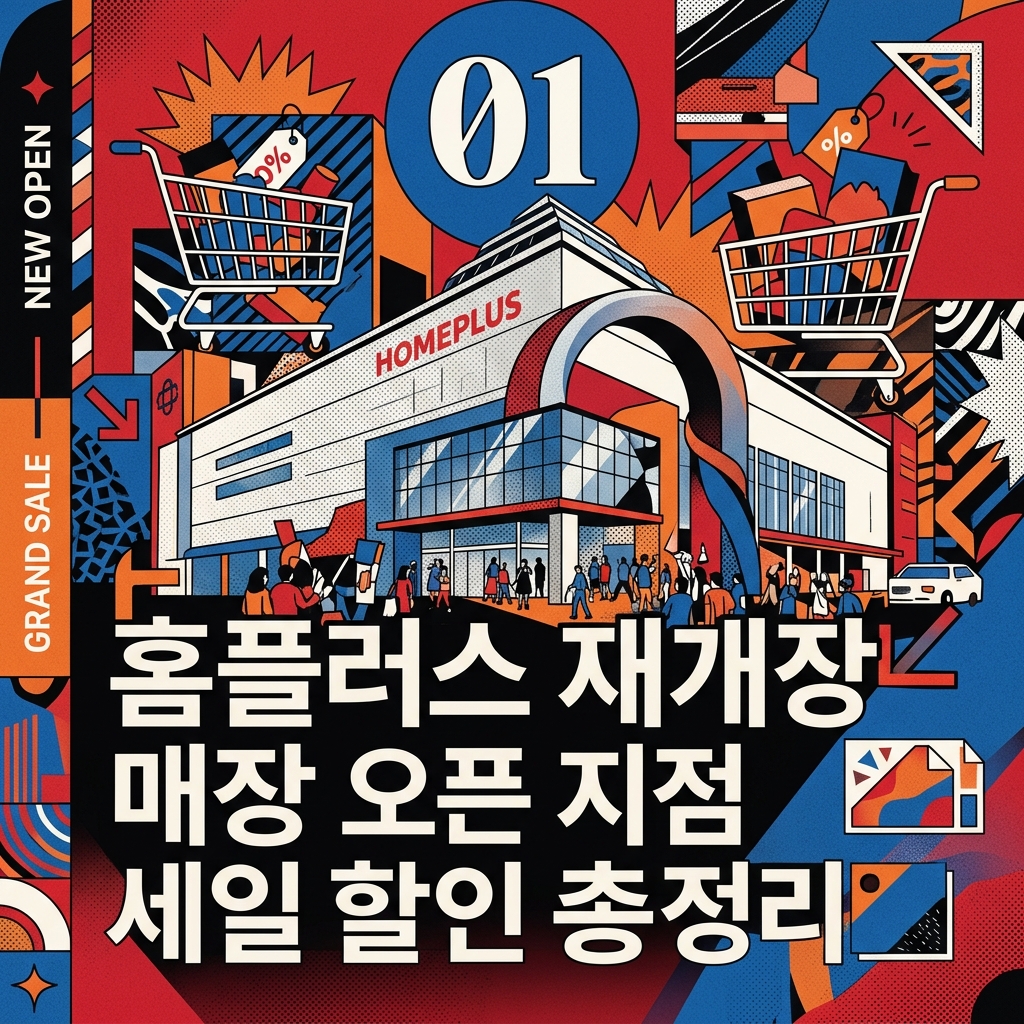 홈플러스 재개장 매장 오픈 지점 세일 할인 총정리