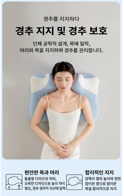 스마트폰 베개 3D 무중력 릴렉스 스마트폰 베개 옆으로 누워자는 베개 눕쉼 베개 엎드려 자는 베개 목디스크 전용 베개 추천1위 BEIUILIN P-ZM-141 8 image 10