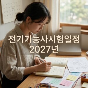 전기기능사시험일정 2027년