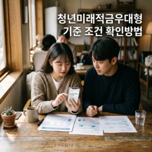 청년미래적금우대형 기준 조건 확인방법